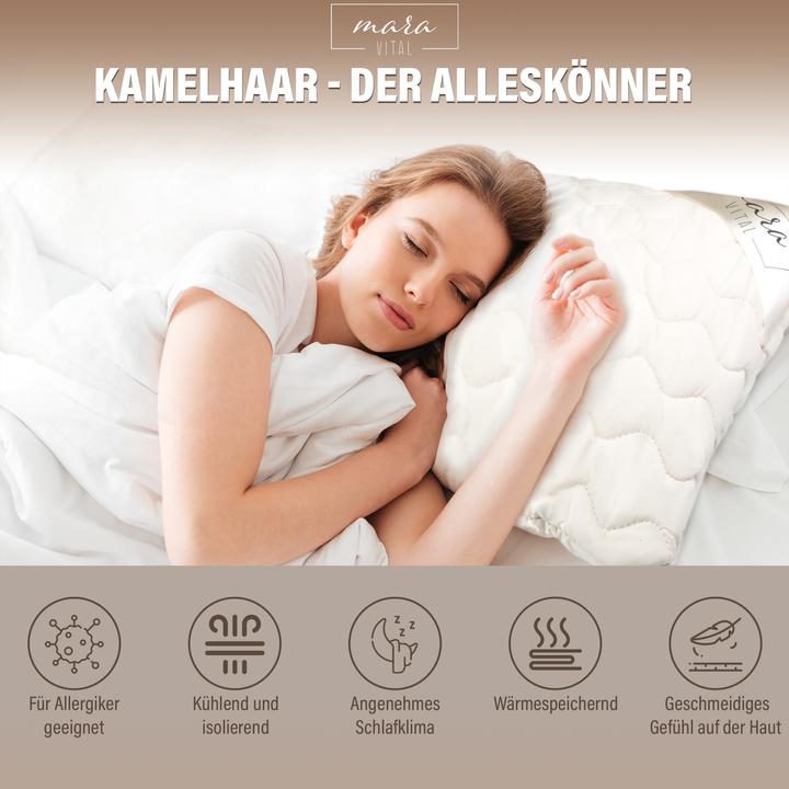 Produktbild Mara Vital Kamelhaarkissen (65 x 65 cm)
