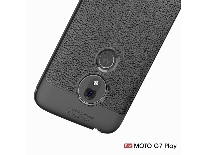 Actual product image Screenguard Motorola Moto G7 Play Sleeve Leather Design TPU Cover (Motorola Moto G7 Play)