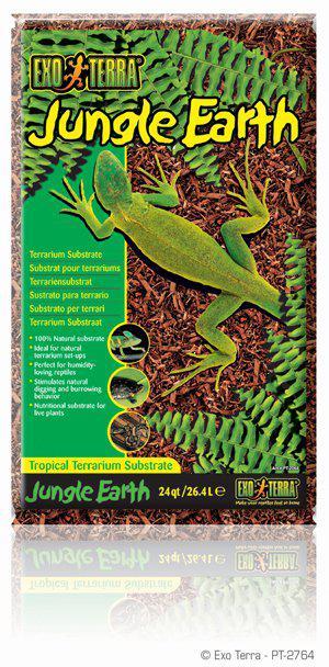 Image du produit Exo Terra Substrat pour terrarium Jungle Earth, 26,4L
