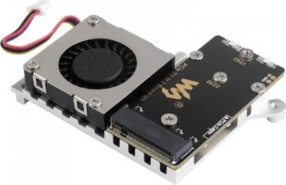 WaveShare Fan with PCIe to M.2 card for Raspberry Pi 5