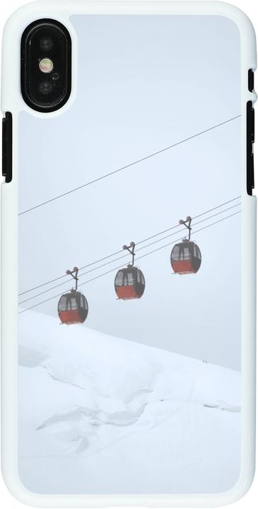 Produktbild PhoneLook Hülle weiss Winter 22 ski lift (Apple iPhone XS, Apple iPhone X)
