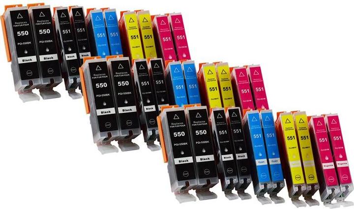 Produktbild Hermex Kompatible Tintenpatrone XL für Canon PIXMA iP7250 (M, Y, PGBK, C, BK)
