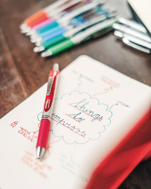 Produktbild Pentel EnerGel Xm (Silber, Rot, 1 x)