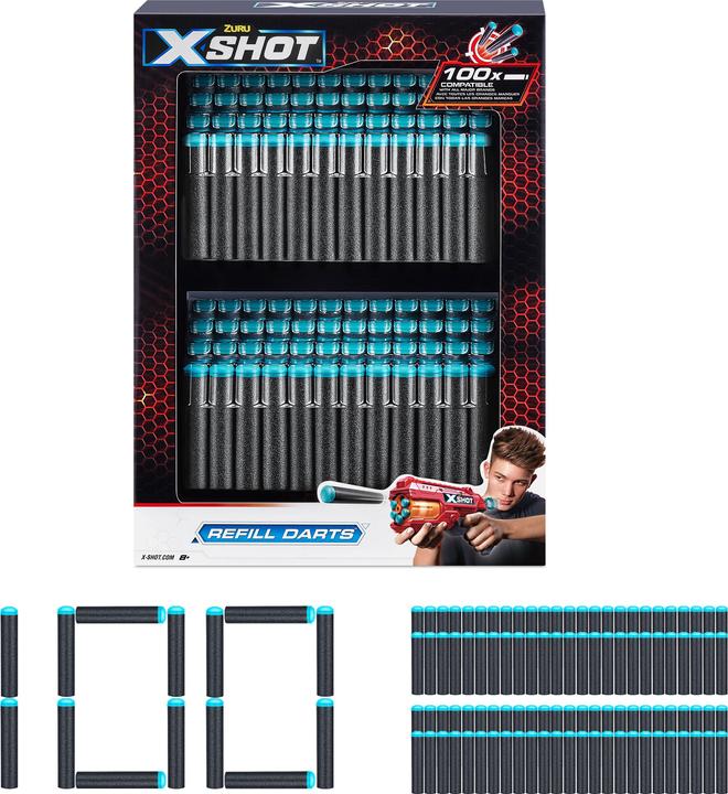 Produktbild Xshot X-Shot Nachfüllpackung 100 Darts