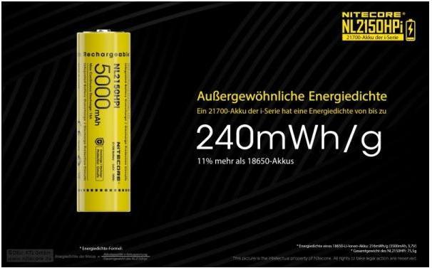 Productafbeelding Nitecore NL2150HPi