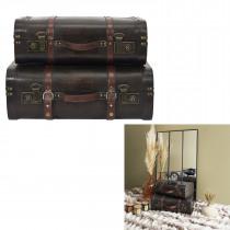 Image du produit Home Deco Factory malle vintage deco x2