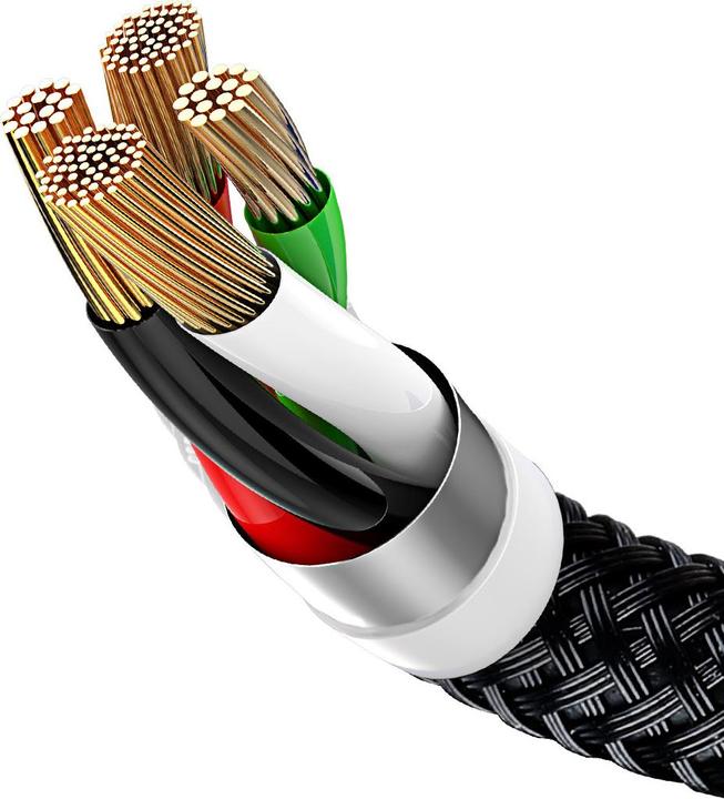 Actual product image Baseus Three Primary Colors 3-in-1 (0.30 m, USB 2.0)