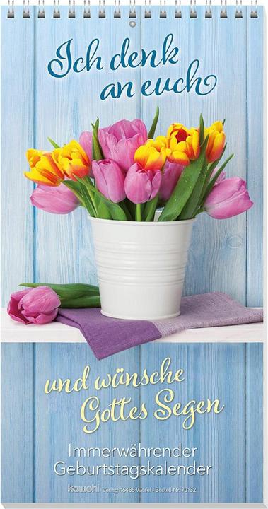 Produktbild Ich denk an euch und wnsche Gottes Segen (Harter Einband, Deutsch)