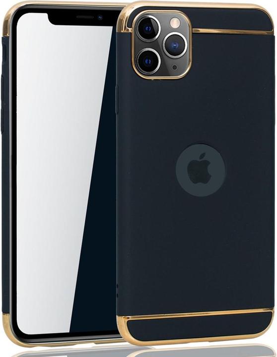 Produktbild König Design Apple iPhone 11 Pro Max Hülle Case Handy Cover Schutz Tasche Schutzhülle Schwarz (Apple iPhone 11 Pro Max)