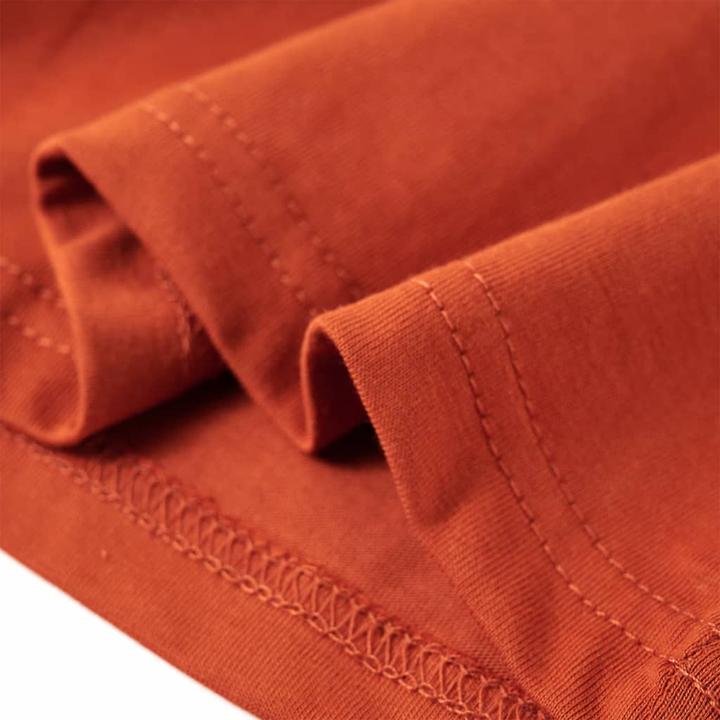 Immagine prodotto VidaXL Camicia da bambino a maniche lunghe marrone ruggine 128,Materiale: 100 (128)