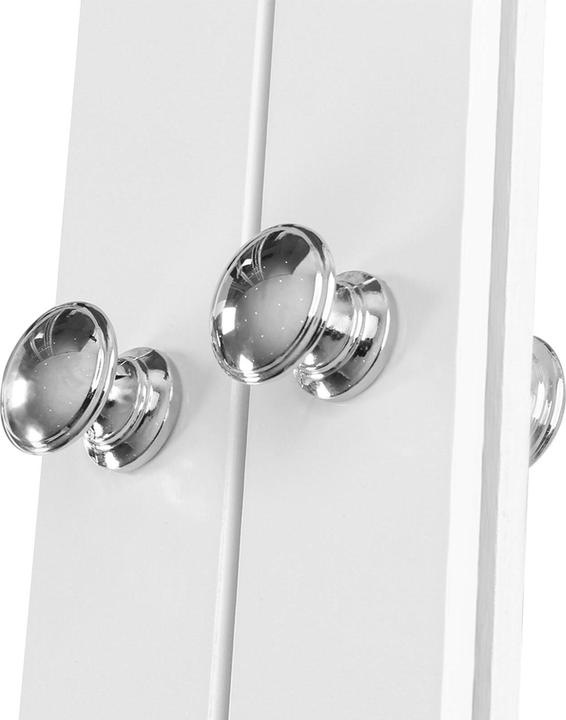 Image du produit Vasagle Armoire de toilette LHC002 blanc 56,5 x 13,0 x 58,5 cm (56 x 13 x 58 cm)