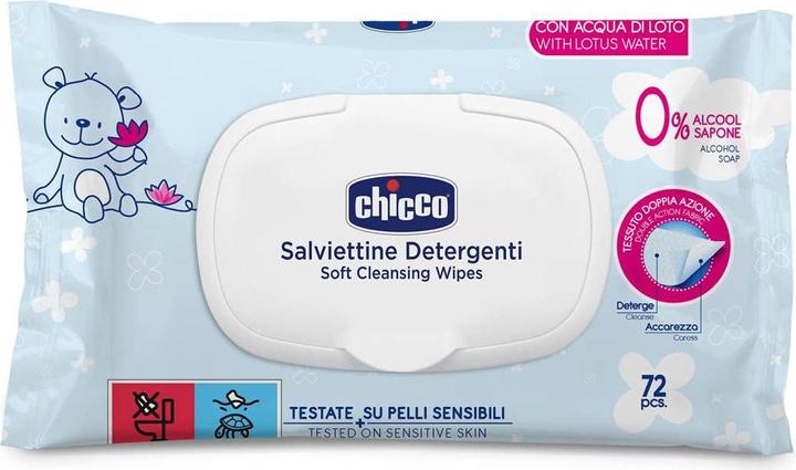 Produktbild Chicco Baby Reinigungstücher (72 Stück)