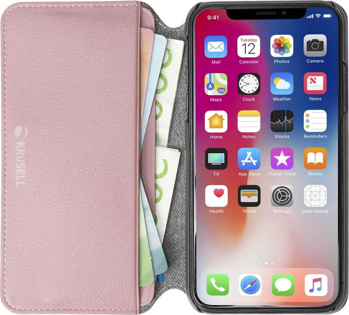 Produktbild Krusell Pixbo 4 Card SlimWallet Apple iPhone XS Max rose (Apple iPhone XS Max)