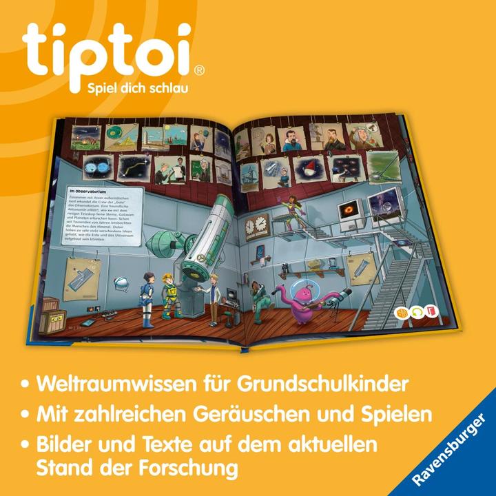 Produktbild tiptoi Der Weltraum: Raumfahrt, Sterne und Planeten (Deutsch, Michael Büker, Marco Armbruster, 2023)