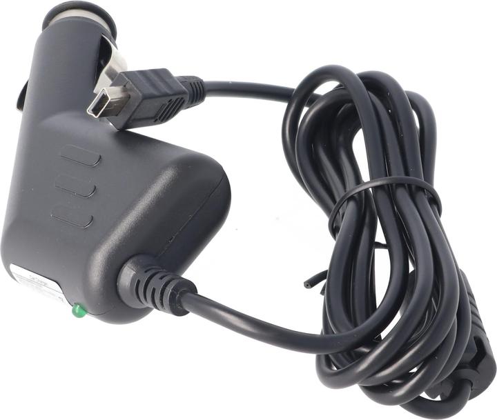 Immagine prodotto AccuCell Cavo di ricarica per auto Mini-USB con antenna TMC, corrente di ricarica 2A