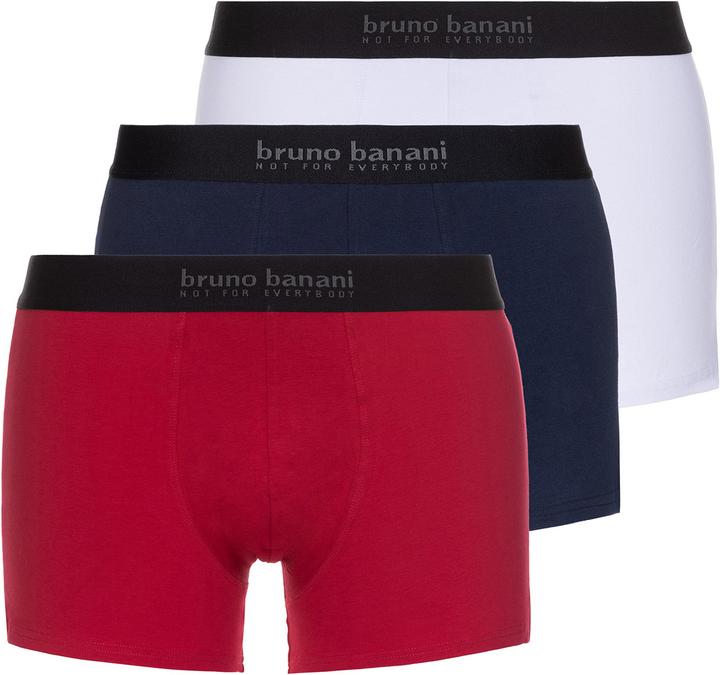 Immagine prodotto Bruno Banani 3 confezioni di pantaloni corti in cotone Energy (M, confezione da 3)