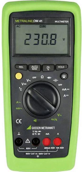 Gossen Hand Multimeter METRALINE DM 41 (CAT IV 300V, CAT III 600V)
