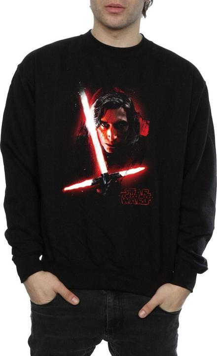 Actual product image Star Wars Mens Kylo Ren Brushed Cotton Sweatshirt (L)