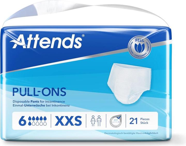 Actual product image Attends Pull Ons 6 Pant (21 x, Mini)