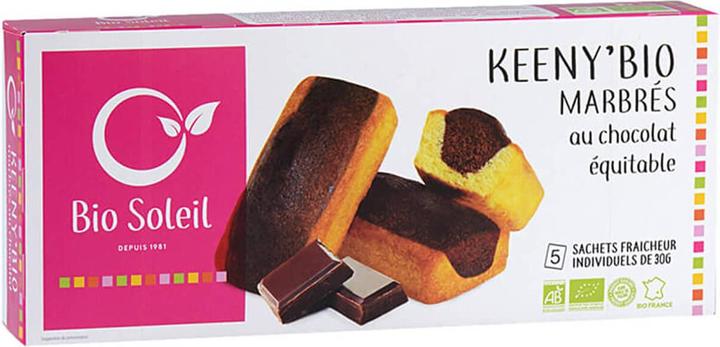 Image du produit Bio Soleil Keeny'Bio marbré chocolat équitable