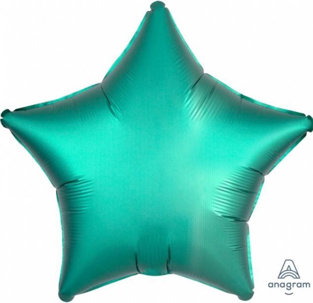 Produktbild Partydeco Grüner Stern Ballon 48cm (1 x)
