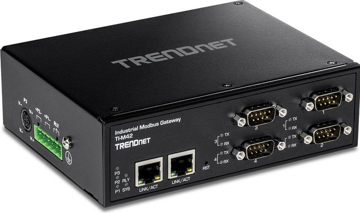 Actual product image Trendnet TI-M42 - Gateway - industrial - 4 connections (4 Ports)