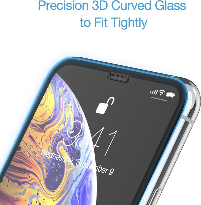 Immagine prodotto Just Mobile Xkin 3D Screen Protector iPhone 11 Pro (5.8") trasparente (1 Pezzo/i, Apple iPhone 11 Pro)