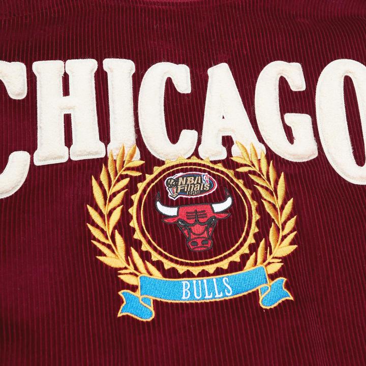 Produktbild Mitchell & Ness M&N Varsity Kord Sherpa College Jacke - Chicago Bulls - XL (XL)