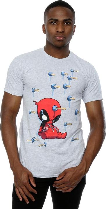 Produktbild Deadpool Cartoon Knockout TShirt (3XL)