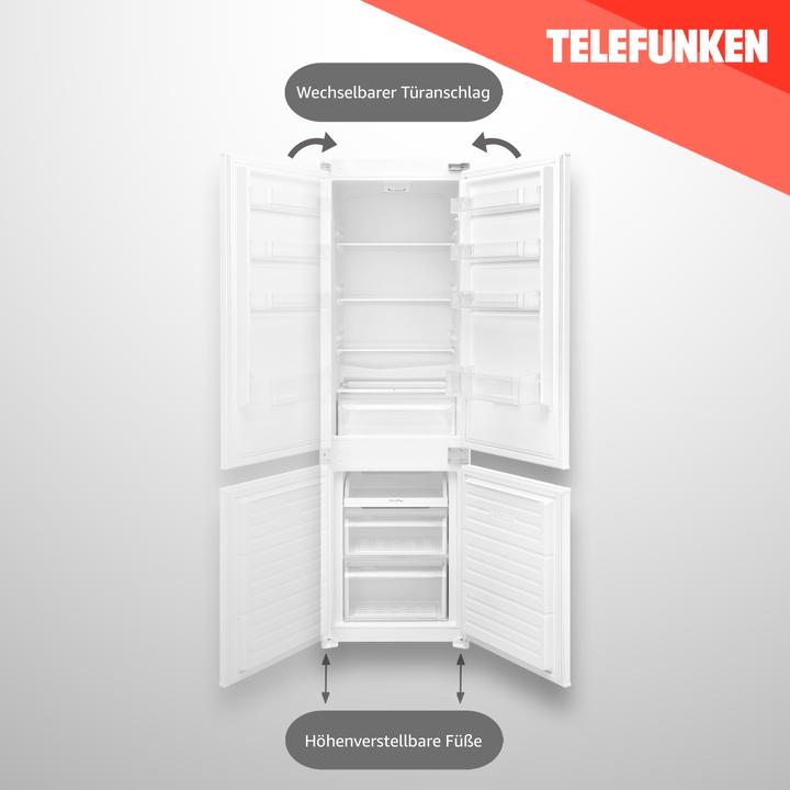 Actual product image Telefunken Built-in fridge-freezer | Built-in fridge with freezer compartment | 178cm niche | 251 L (251 l)
