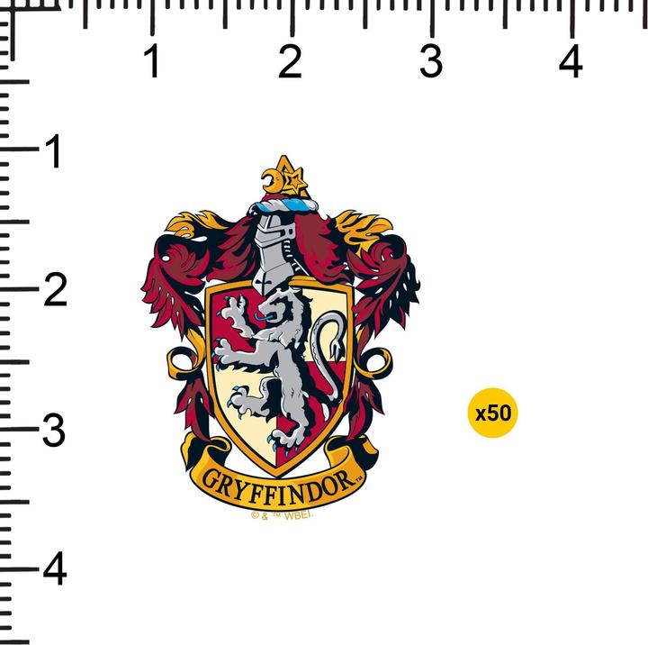 Produktbild Gryffindor Wappen Aufkleber Deluxe 50erPack Vinyl