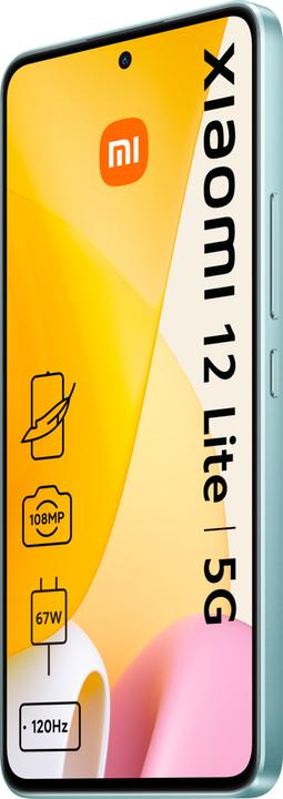 Actual product image Xiaomi 12 Lite 5G (256 GB, Lite Green, 6.55", Dual SIM, 108 Mpx, 5G)