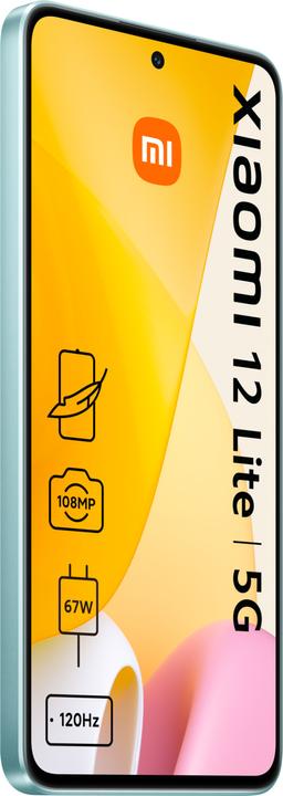 Actual product image Xiaomi 12 Lite 5G (256 GB, Lite Green, 6.55", Dual SIM, 108 Mpx, 5G)