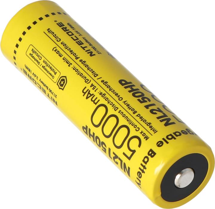 Actual product image Nitecore Li-Ion Akku Typ 21700 - 5000mAh - NL2150HP