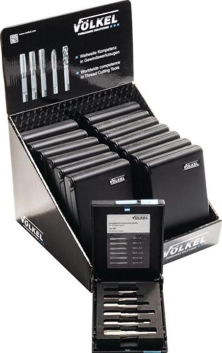 Image du produit Völkel Jeu d'outils de taraudage M6-M10 / G1/4-G1/8 ″ HSS-G 6 pièces