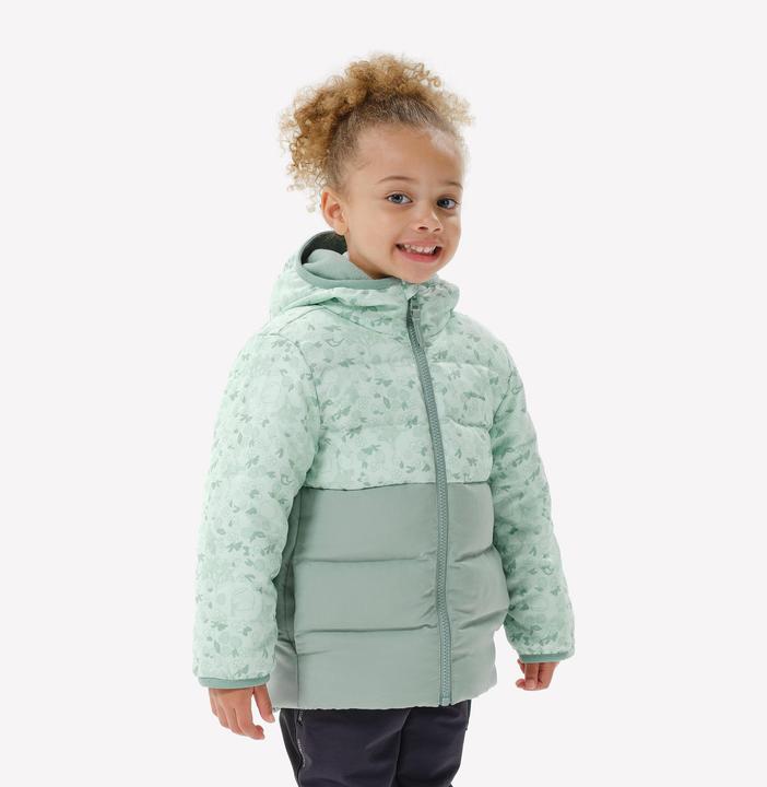 Actual product image Quechua Winter jacket toddlers size 92-116 hiking - NH500 green (122)