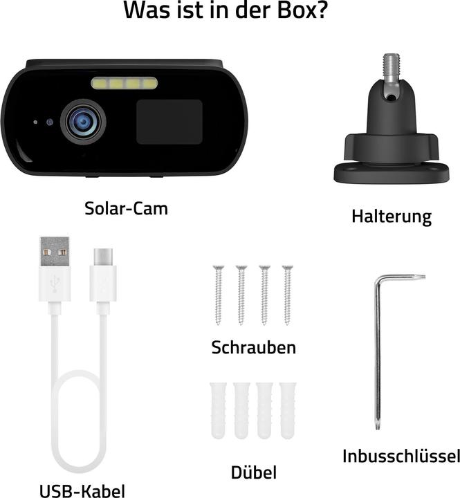Produktbild Hombli Solar Cam (2560 x 1440 Pixels)