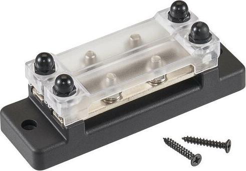 Image du produit Ective Dual-Stromverteilerschiene mit Unterleiste 2x2-fach 150A DC/AC