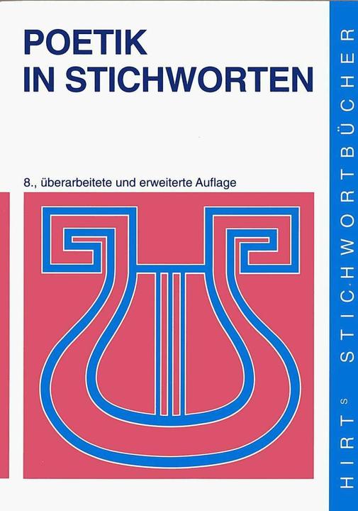 Produktbild Poetik in Stichworten (Deutsch, Ivo Braak, Martin Neubauer, 2001)