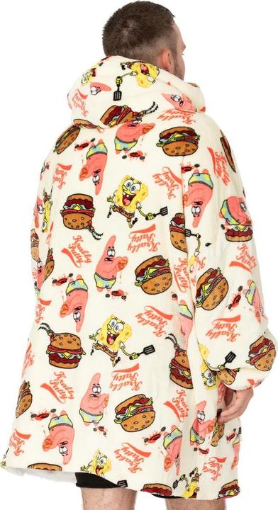 Spongebob Squarepants Coperta con cappuccio oversize per adulti (Taglia unica)