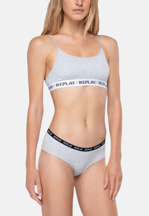 Produktbild Replay Unterhose Damen-Slip mit Logo-Bund 2er Pack (M, 2er Pack)