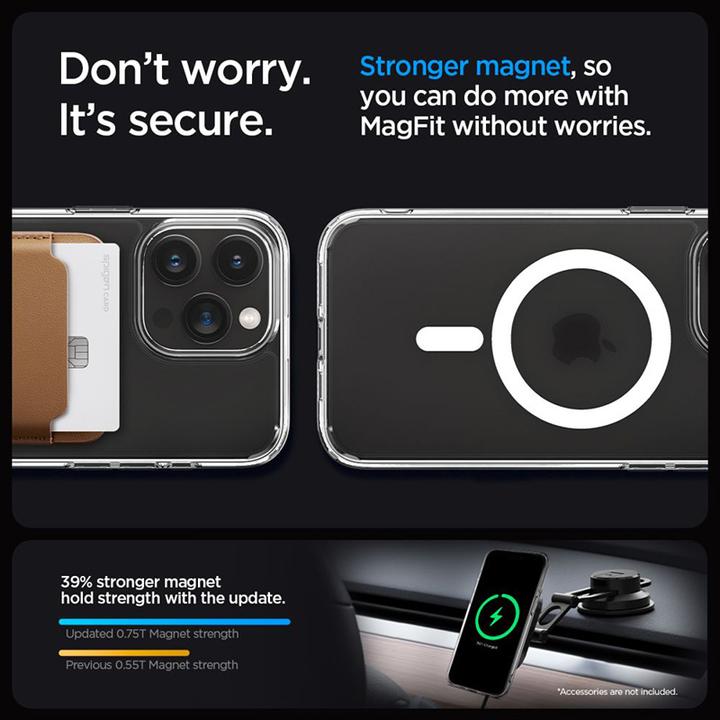 Produktbild Spigen Ultra Hybrid MAG iPhone 15 Pro Max 6,7" Magsafe frost clear ACS06580 (Apple iPhone 15 Pro Max)
