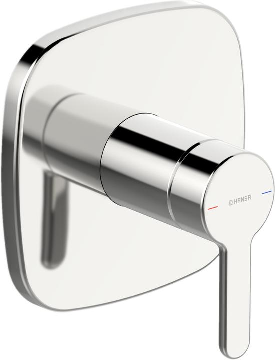 Produktbild Hansa HANSADESIGNO Style Fertigset für Brause-Batterie, Unterputz, Rosette soft edge, 81109593