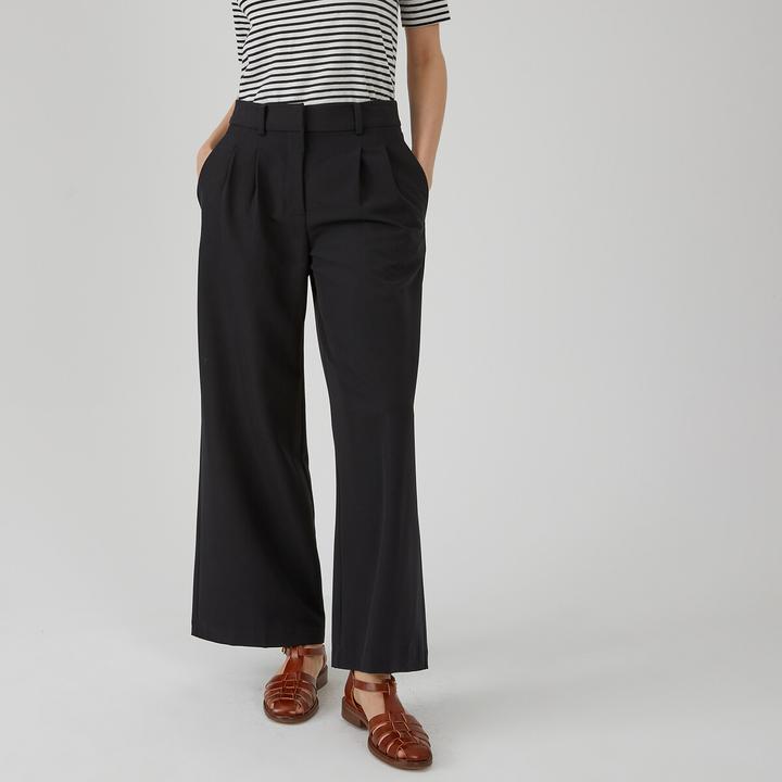 Immagine prodotto La Redoute Collections Pantaloni a pieghe larghe (40)