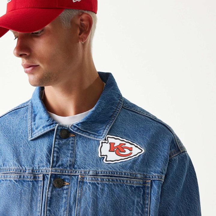 Actual product image New Era Kansas City Chiefs denim jacket Kanchi (L)
