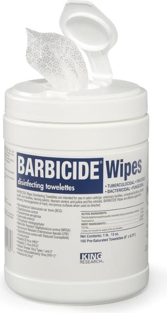 Produktbild Barbicide Desinfektionstücher (120 Stück)