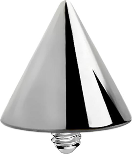 Star Piercing Dermal Anchor Cone silber (Chirurgenstahl 316L, ohne Messing)