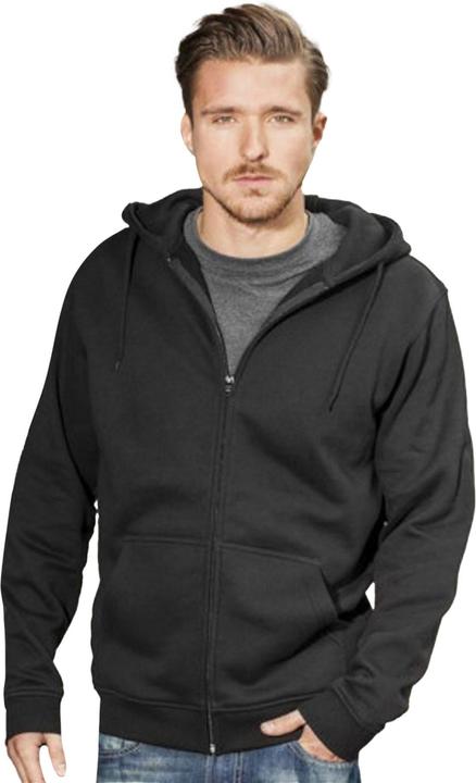 Immagine prodotto Build Your Brand Felpa con cappuccio con zip a tutta lunghezza (XXL)
