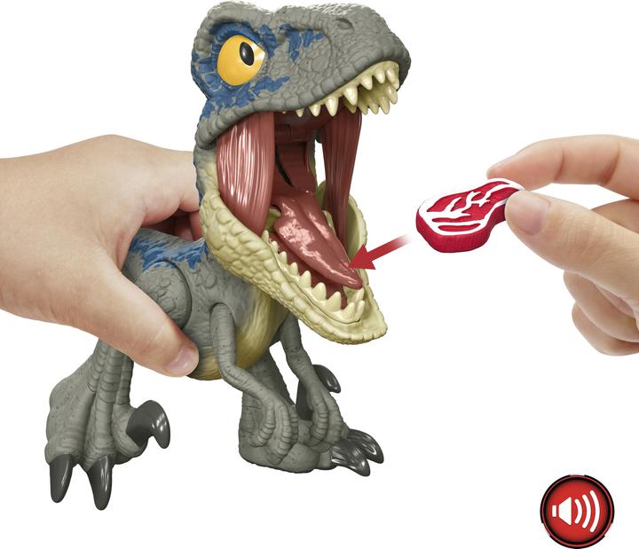 Produktbild Jurassic World Mega Roar Velociraptor