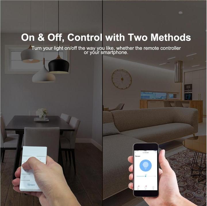 Image du produit Sonoff Smart Dimmer Switch D1 avec RM433R2 à distance (Actionneur de variateur)